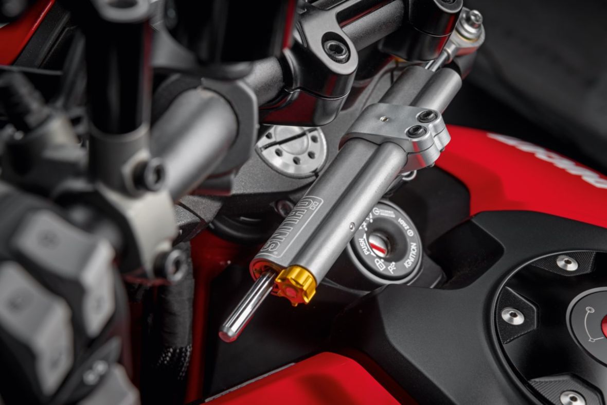 Ammortizzatore di sterzo Öhlins regolabile