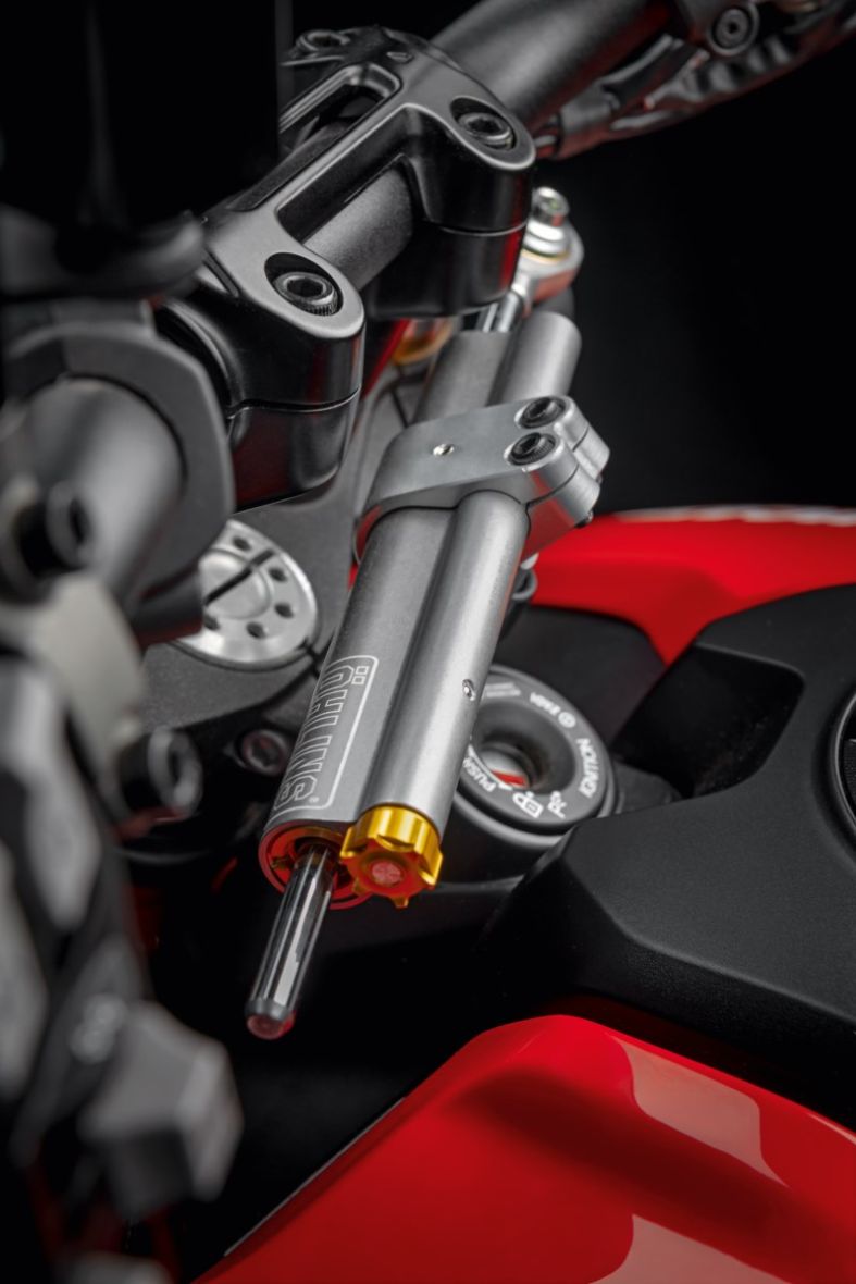 Ammortizzatore di sterzo Öhlins regolabile