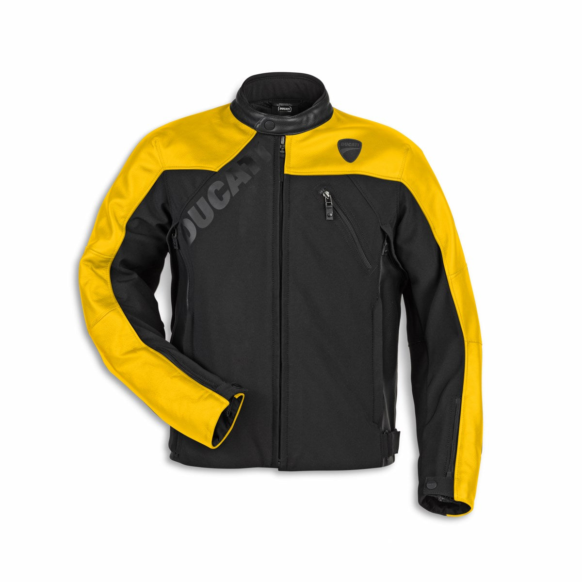 Ducati Logo C1 | Giubbino in pelle-tessuto Uomo