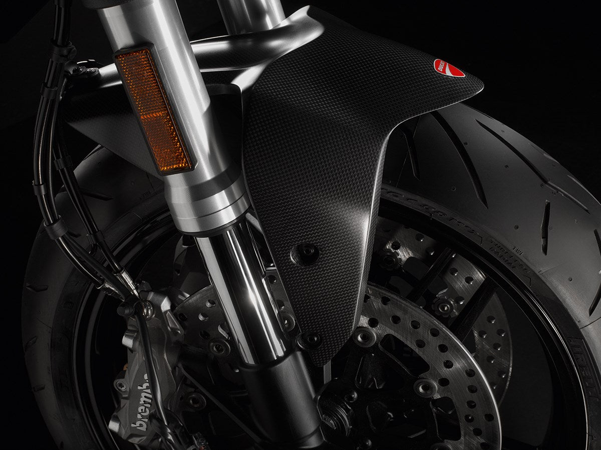 Parafango anteriore in carbonio