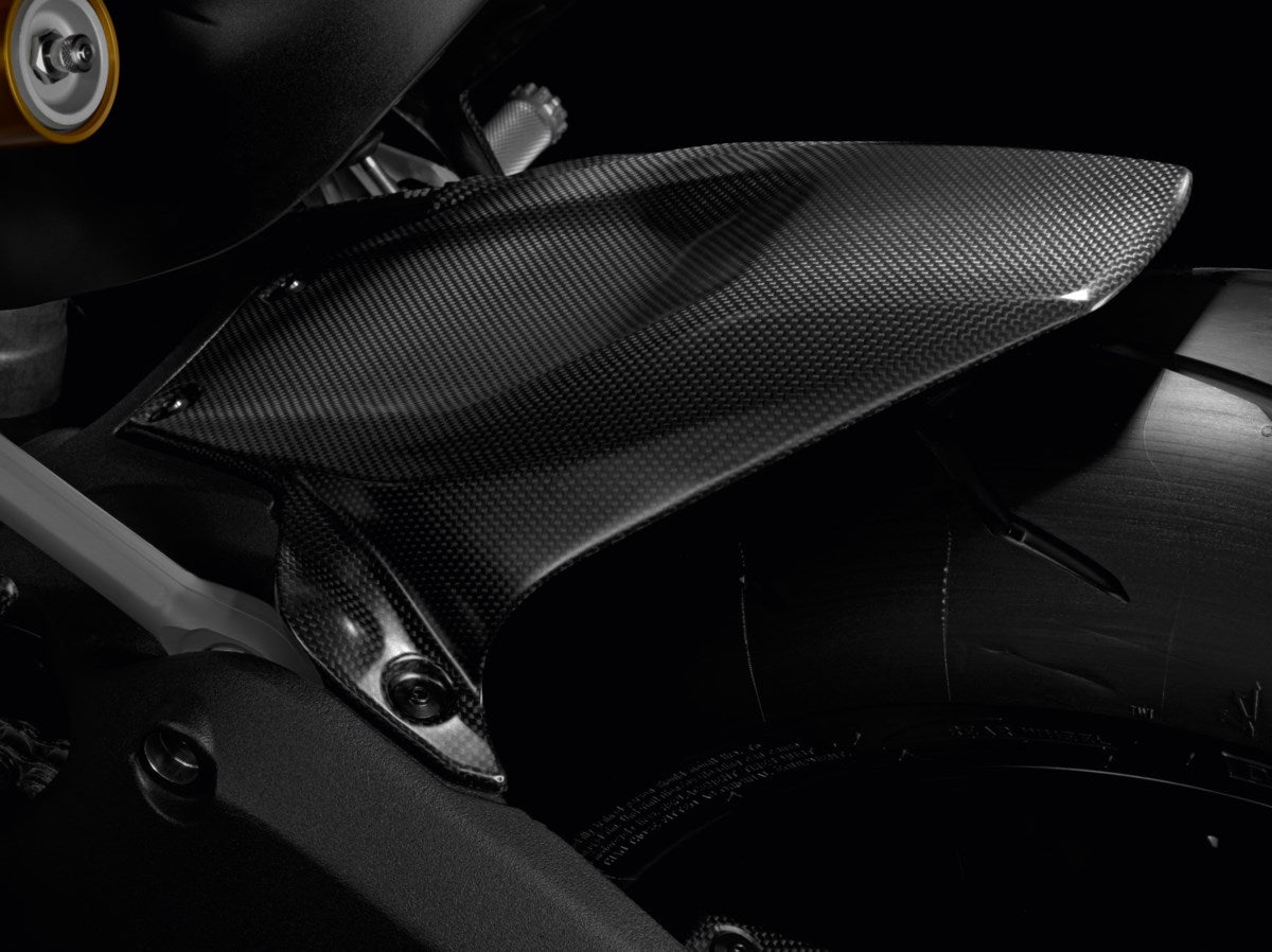 Parafango posteriore in carbonio