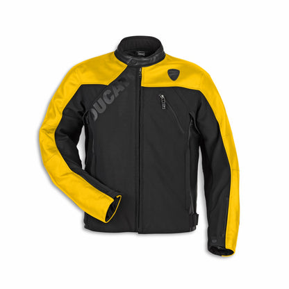 Ducati Logo C1 | Giubbino in pelle-tessuto Uomo